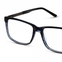 Full Rim Acetate Rectangle Blue Large 5th Avenue FAHM09 Eyeglasses