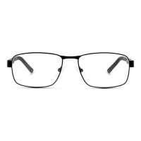 Full Rim Monel Rectangle Black Large 5th Avenue FAHM33 Eyeglasses
