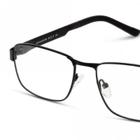 Full Rim Monel Rectangle Black Large 5th Avenue FAHM33 Eyeglasses
