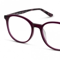 Full Rim Acetate Round Violet Medium In Style ISHF31 Eyeglasses