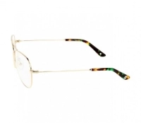 Full Rim Nickel Silver Aviator Gold Large In Style ISHM38 Eyeglasses