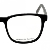 Full Rim Acetate Rectangle Black Small Miki Ninn MNHM13 Eyeglasses