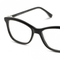 Full Rim Acetate Rectangle Black Medium Sensaya SYHF40 Eyeglasses