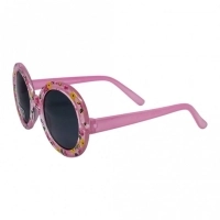 Round Grey Polycarbonate Small Vision Express 51106 Kids Sunglasses