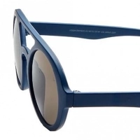 Round Grey Polycarbonate Small Vision Express 51112 Kids Sunglasses