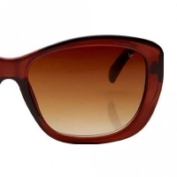 Cat eye Brown Gradient Polycarbonate Full Rim Medium Vision Express 41316 Sunglasses