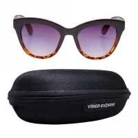 Cat eye Grey Gradient Polycarbonate Full Rim Medium Vision Express 41320 Sunglasses