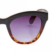 Cat eye Grey Gradient Polycarbonate Full Rim Medium Vision Express 41320 Sunglasses