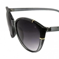 Cat eye Grey Gradient Polycarbonate Full Rim Medium Vision Express 41323 Sunglasses