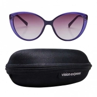 Cat eye Purple Gradient Polycarbonate Full Rim Medium Vision Express 41332 Sunglasses