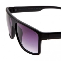 Rectangle Grey Gradient Metal Full Rim Medium Vision Express 21685 Sunglasses