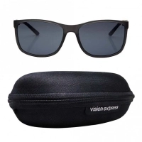 Rectangle Grey Polycarbonate Full Rim Medium Vision Express 21687 Sunglasses