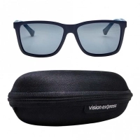 Wrap Polarised Lens Grey Solid Full Rim Medium Vision Express 21688P Sunglasses