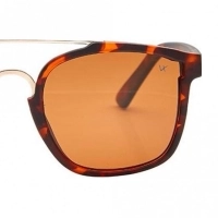 Rectangle Polarised Lens Brown Solid Full Rim Medium Vision Express 21695P Sunglasses