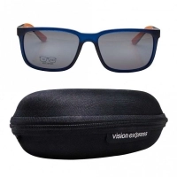 Rectangle Mirror Polycarbonate Full Rim Medium Vision Express 21698 Sunglasses
