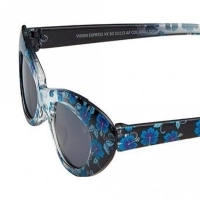Cat eye Grey Polycarbonate Small Vision Express 51113 Kids Sunglasses