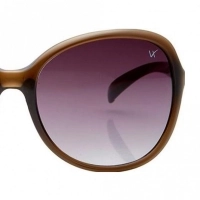 Rectangle Grey Polycarbonate Full Rim Medium Vision Express 41333 Sunglasses