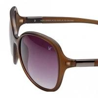 Rectangle Grey Polycarbonate Full Rim Medium Vision Express 41333 Sunglasses