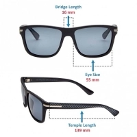 Rectangle Polarised Lens Green Full Rim Medium Vision Express 72054P Sunglasses