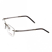 Rimless Metal Rectangle Gold Medium Vision Express 12051 Eyeglasses