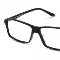 Full Rim Acetate Rectangle Black Large Activ ACHM17 Eyeglasses