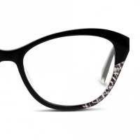 Full Rim Acetate Round Black Medium Miki Ninn MNHF26 Eyeglasses