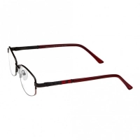 Half Rim Metal Oval Black Medium Vision Express 31817 Eyeglasses