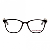 Full Rim Polycarbonate Rectangle Black Medium Vision Express 31819 Eyeglasses