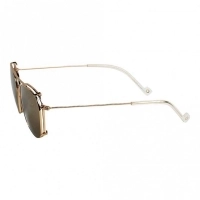 Square Clear Metal Full Rim Medium Vision Express ISHM24 Sunglasses