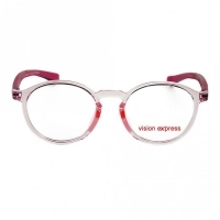 Square Pink Polycarbonate Medium Vision Express 61301 Kids Eyeglasses