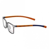 Square Grey Polycarbonate Large Vision Express 61302 Kids Eyeglasses