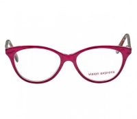 Square Wine Polycarbonate Medium Vision Express 61308 Kids Eyeglasses