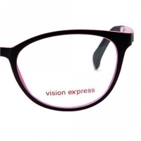 Square Black Polycarbonate Medium Vision Express 61312 Kids Eyeglasses