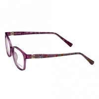 Square Purple Polycarbonate Medium Vision Express 61320 Kids Eyeglasses