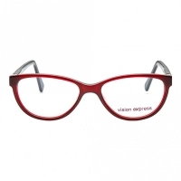 Cat Eye Wine Acetate Large Vision Express 61322 Kids Eyeglasses