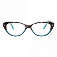 Full Rim Acetate Cat Eye Brown Medium Vision Express 49090 Eyeglasses