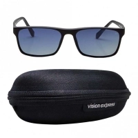 Rectangle Grey Gradient Acetate Full Rim Medium Vision Express 21718 Sunglasses