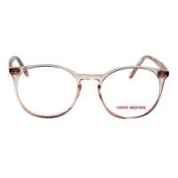 Full Rim Polycarbonate Round Red Medium Vision Express 49095 Eyeglasses