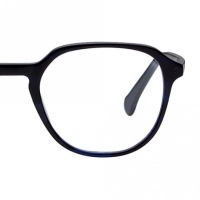 Full Rim Acetate Round Blue Medium Vision Express 29500 Eyeglasses