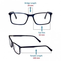 Full Rim Acetate Rectangle Grey Medium Vision Express 29502 Eyeglasses