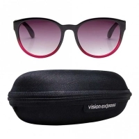 Cat eye Grey Polycarbonate Full Rim Medium Vision Express 41340 Sunglasses