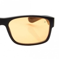 Rectangle Orange Polycarbonate Full Rim Medium Vision Express 21784 Sunglasses
