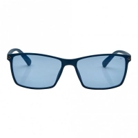 Rectangle Blue Polycarbonate Full Rim Medium Vision Express 21785 Sunglasses