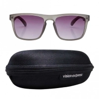 Rectangle Grey Polycarbonate Full Rim Medium Vision Express 21789 Sunglasses