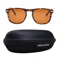 Rectangle Polarised Lens Brown Solid Full Rim Medium Vision Express 21794P Sunglasses