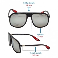 Aviator Mirror Polycarbonate Full Rim Medium Vision Express 21796 Sunglasses