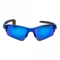 Wrap Blue Mirror Polycarbonate Small Vision Express 51186 Kids Sunglasses