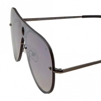 Aviator Grey Polycarbonate Full Rim Medium Vision Express 12082 Sunglasses