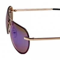 Aviator Blue Mirror Polycarbonate Full Rim Medium Vision Express 12084 Sunglasses