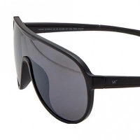 Wrap Grey Polycarbonate Full Rim Medium Vision Express 81184 Sunglasses
